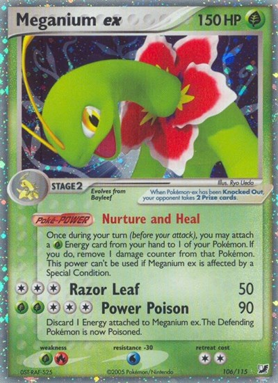 Meganium ex #106 Unseen Forces