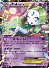 Meloetta EX #RC11 Legendary Treasures: Radiant Collection