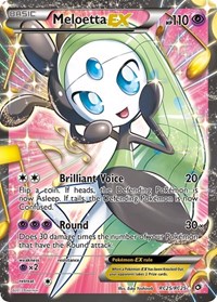 Meloetta EX #RC25 Legendary Treasures: Radiant Collection