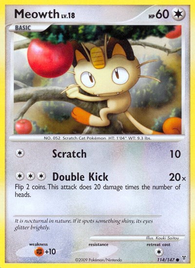 Meowth #114 Supreme Victors