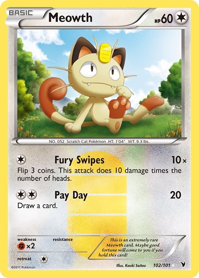 Meowth #102 Noble Victories
