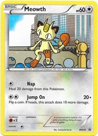 Meowth #BW35 Black and White Promos