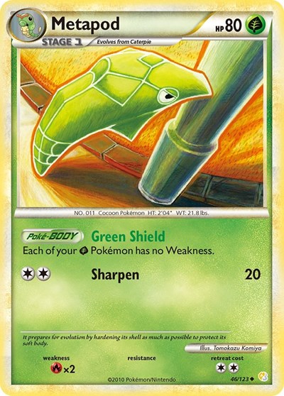 Metapod #46 HeartGold SoulSilver