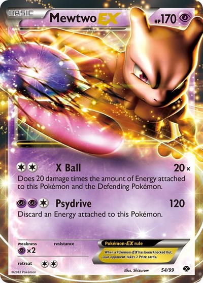 Mewtwo EX #54 Next Destinies