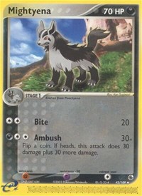 Mightyena #42 EX Ruby and Sapphire
