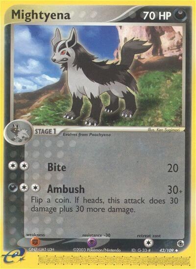 Mightyena #42 PSA 10