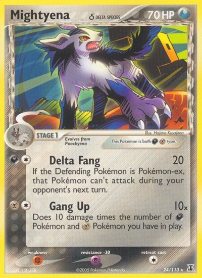 Mightyena #24 Delta Species