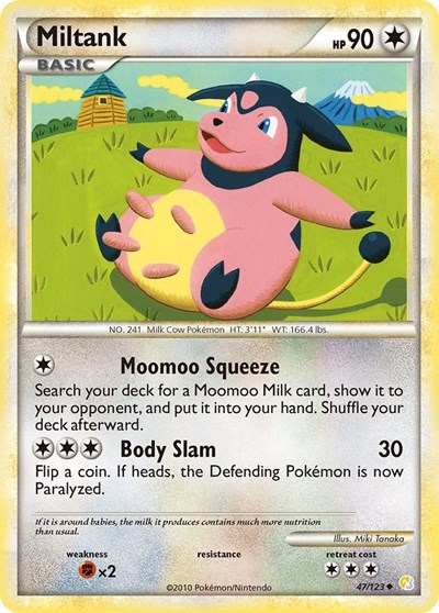 Miltank #47 HeartGold SoulSilver