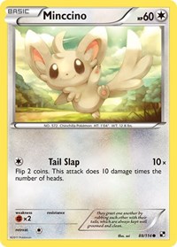 Minccino #88 Black and White