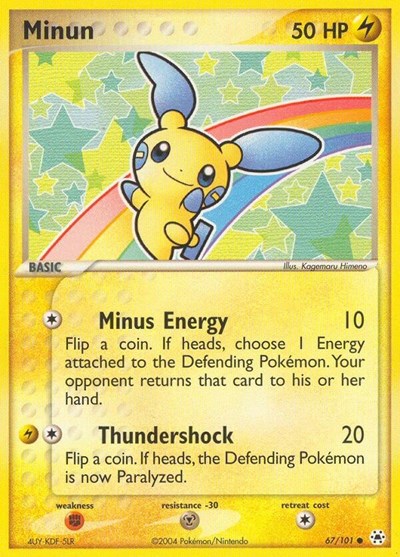 Minun #67 Hidden Legends
