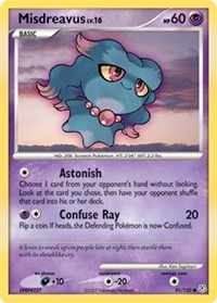Misdreavus #91 Diamond and Pearl