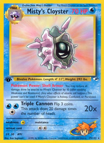 Misty's Cloyster #29 Gym Heroes