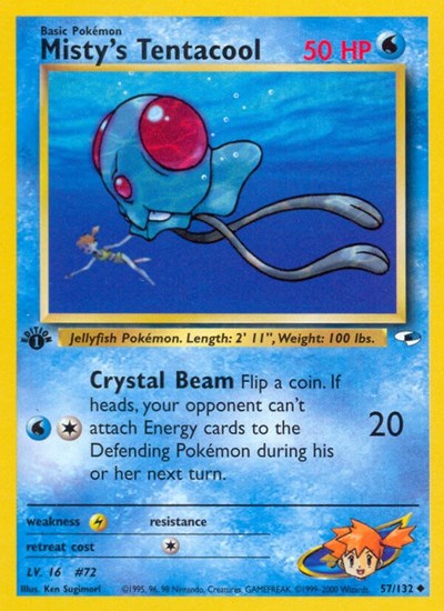 Misty's Tentacool #57 Gym Heroes