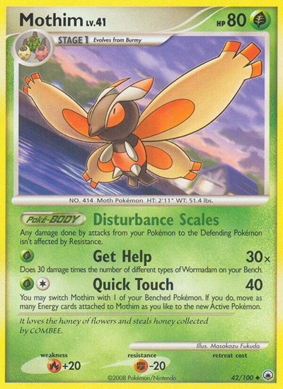 Mothim #42 Majestic Dawn