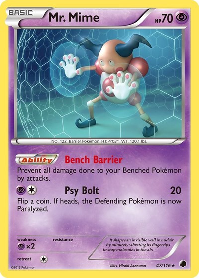 Mr. Mime #47 Plasma Freeze
