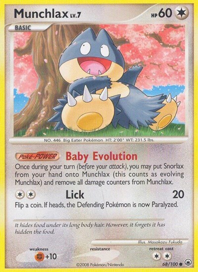Munchlax #68 Majestic Dawn