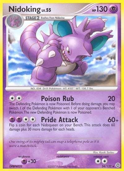 Nidoking #34 Secret Wonders