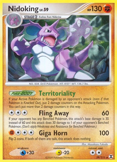 Nidoking #29 Rising Rivals