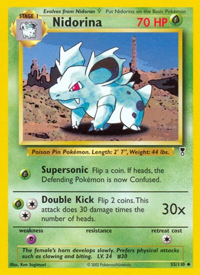 Nidorina #55 Legendary Collection