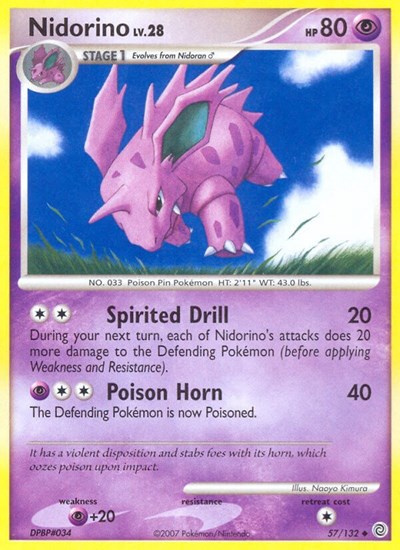 Nidorino #57 Secret Wonders