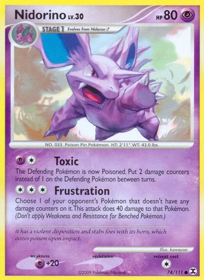 Nidorino #74 Rising Rivals