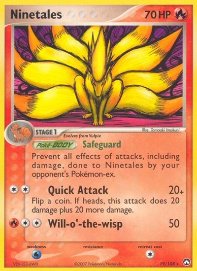 Ninetales #19 Power Keepers