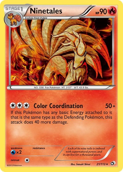 Ninetales #21 Legendary Treasures
