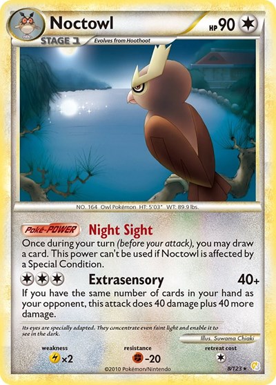 Noctowl #8 HeartGold SoulSilver