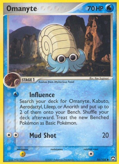 Omanyte #56 Power Keepers