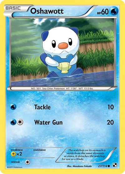 Oshawott Black and White #27