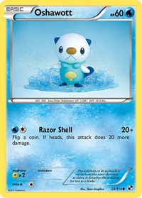 Oshawott #28 Black and White