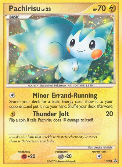 Pachirisu #DP04 Diamond and Pearl Promos