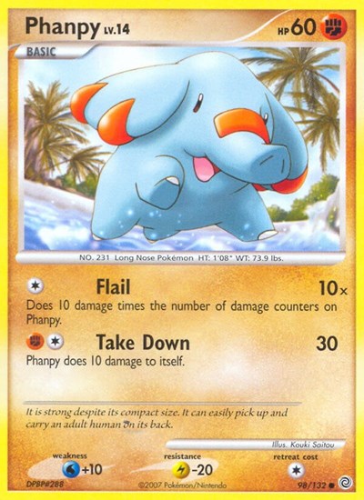 Phanpy #98 Secret Wonders