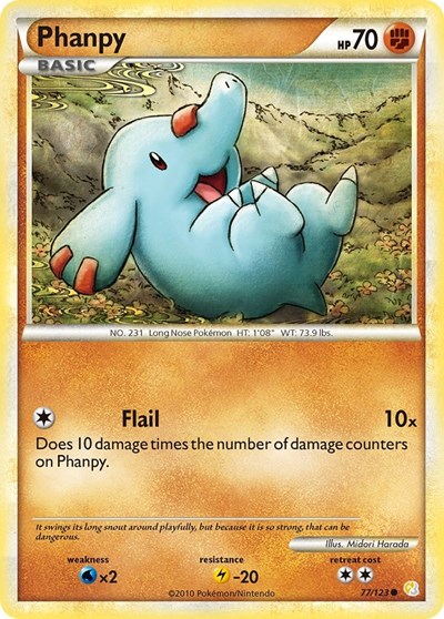 Phanpy #77 HeartGold SoulSilver