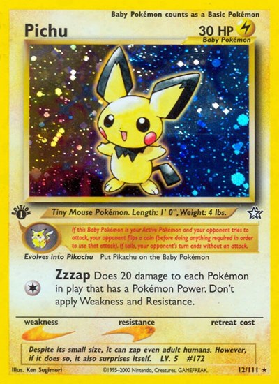 Pichu #12 Neo Genesis