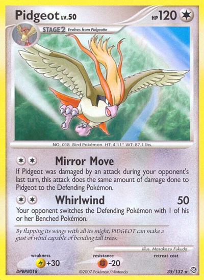Pidgeot #35 Secret Wonders