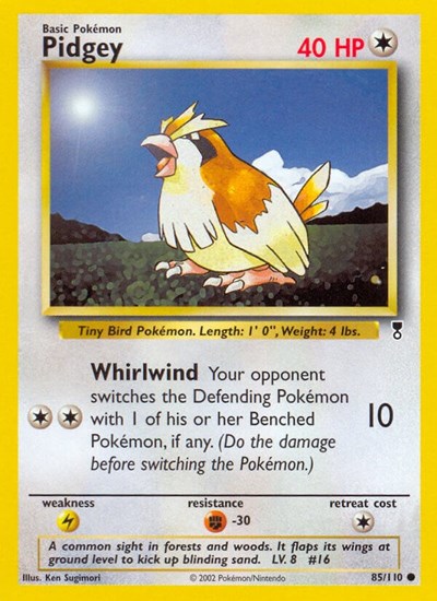 Pidgey #85 Legendary Collection
