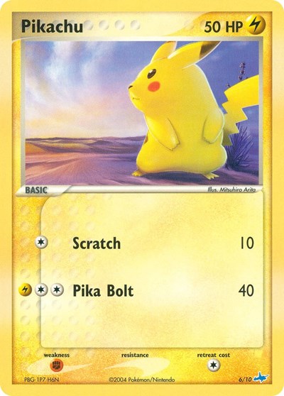 Pikachu #6 EX Trainer Kit 1: Latias & Latios