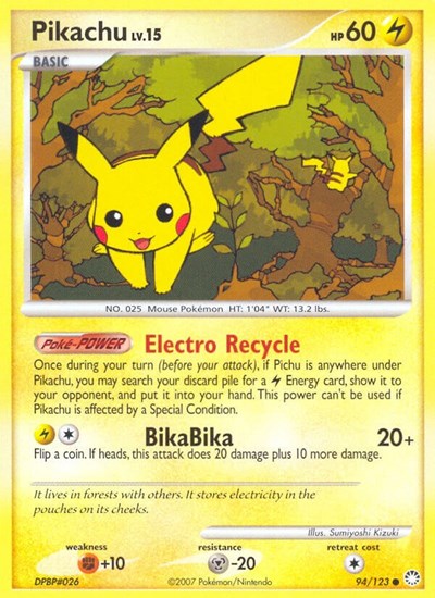 Pikachu #94 Mysterious Treasures