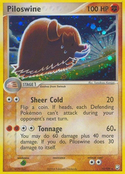Piloswine #13 Team Rocket Returns