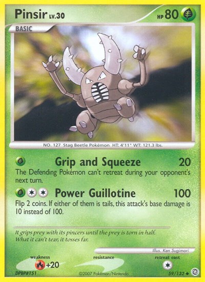 Pinsir #59 Secret Wonders