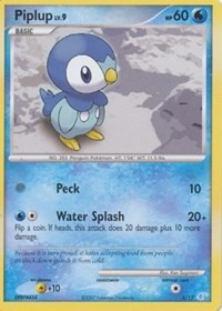 Piplup #5 DP Trainer Kit: Manaphy & Lucario