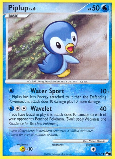 Piplup #16 POP Series 9