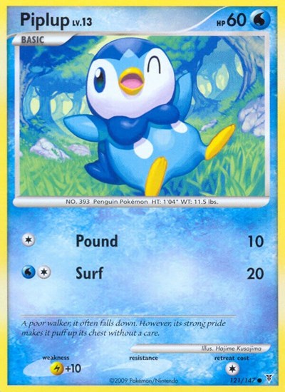 Piplup #121 Supreme Victors