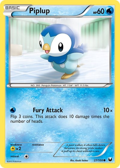 Piplup #27 Dark Explorers