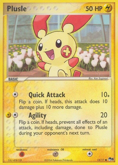 Plusle #13 POP Series 1