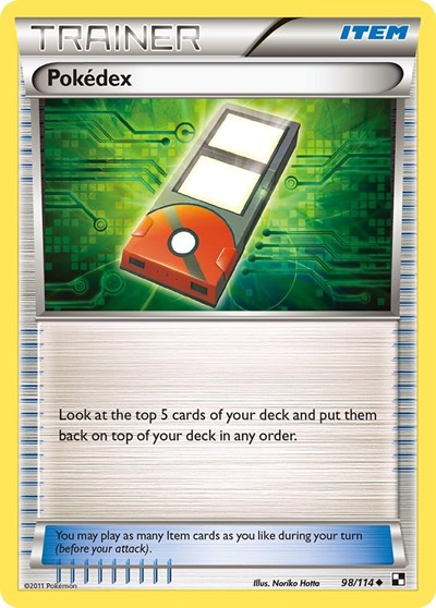 Pokedex #98 Black and White