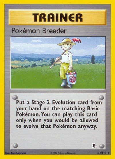 Pokemon Breeder #102 Legendary Collection