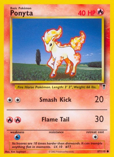 Ponyta #87 Legendary Collection