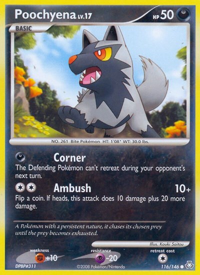 Poochyena #116 Legends Awakened